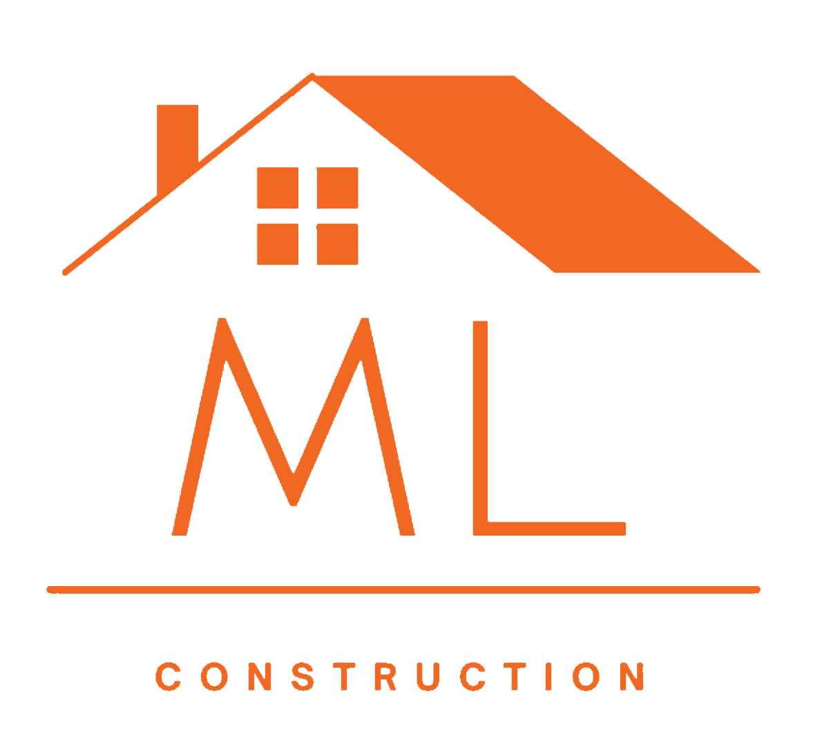 ML construction logo orange
